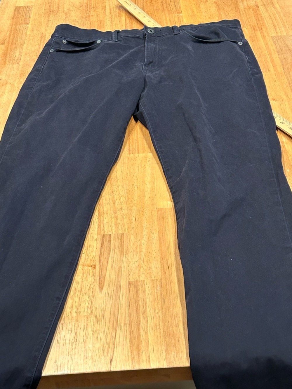 Lucky Brand 121 Heritage Stretch Slim Faded Black Men's Size 36x32